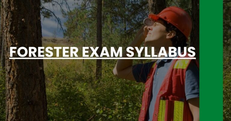 Forester Exam Syllabus Feature Image