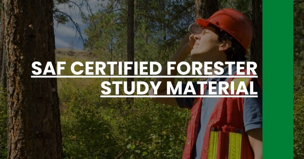 SAF Certified Forester Study Material Feature Image