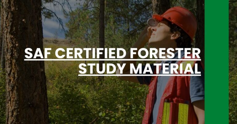 SAF Certified Forester Study Material Feature Image